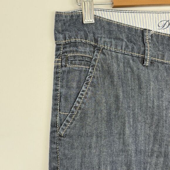 Tommy Hilfiger Denim Trousers Womens Size 8 Blue Gray Stretch Casual Straight - Picture 3 of 16